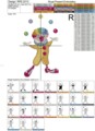 Клоун с мячиками Дизайн машинной вышивки - 3 размера