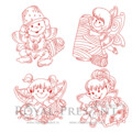 Коллекция дизайнов машинной вышивки Маленькие швейные Феи