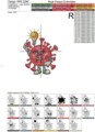 Коронавирус COVID-19 Бесплатный Дизайн машинной вышивки - 4 размера