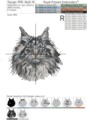 Кот Мейн-кун Портрет Средний - 4 размера