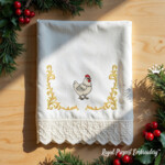 Новогодние мини курочки барокко набор - 4 размера