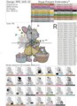 Малышка Кролик Пасхальный Дизайн машинной вышивки - 4 размера
