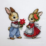 Новогодние кролики - 4 размера