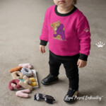 Медвежонок Тедди буква A - 4 размера