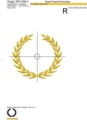 Мини Лавровый Венок Дизайн машинной вышивки - 3 размера