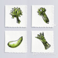 Мини Цукини, Спаржа, Сельдерей, Щавель Дизайны машинной вышивки - 5 размеров
