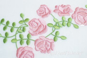 Мини розы угол дизайн машинной вышивки - 2 размера