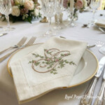 Монограмма G с розами