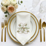 Монограмма L с розами