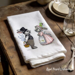 Два винтажных весенних кролика Набор - 3 размера