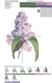 Набор дизайнов для машинной вышивки Цветы как у Stella McCartney