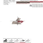 Мини Олененок Бэмби в шарфе - 3 размера
