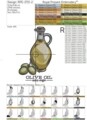 Оливковое масло Дизайн машинной вышивки - 3 размера