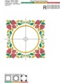 Орнамент для монограммы хохлома - 3 размера