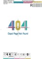 Ошибка 404 надпись Дизайны машинной вышивки - 6 в 1