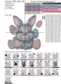 Пасхальный Зайчик С Пасхальными яйцами - 3 размера