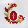 Пасхальный уголок Барокко с яйцом и крестиком - 2 размера