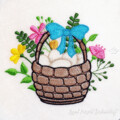 Пасхальные дизайны машинной вышивки