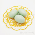 Пасхальные яйца подставка под тарелку дизайн машинной вышивки в пяльцах - 4 размера