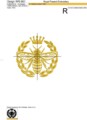 Пчела с короной Дизайн для машинной вышивки