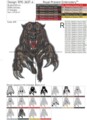 Прыгающая Пантера Дизайн машинной вышивки - 4 размера