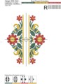 Рамка для машинной вышивки в стиле хохлома - 3 размера