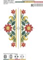 Рамка для машинной вышивки в стиле хохлома - 3 размера