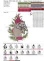 Рождественский Котенок в чулке Дизайн машинной вышивки - 4 размера