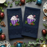 Кружка с какао и леденцом в 3 размерах