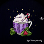 Кружка с какао и леденцом в 3 размерах