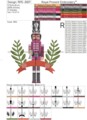 Щелкунчик Трубач Дизайн машинной вышивки - 5 размеров