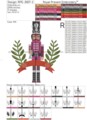 Щелкунчик Трубач Дизайн машинной вышивки - 5 размеров