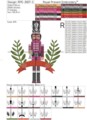 Щелкунчик Трубач Дизайн машинной вышивки - 5 размеров