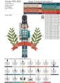 Щелкунчик Воин Дизайн машинной вышивки - 5 размеров