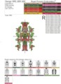Щелкунчик в погонах Дизайн для машинной вышивки - 4 размера