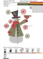 Снеговик с Птицей Дизайн машинной вышивки - 4 размера