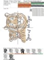 Тигрица и Тигренок Дизайн машинной вышивки - 8 размеров