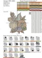 Тыквы и осенние листья дизайн машинной вышивки - 3 размера