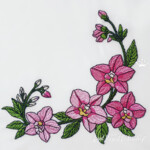 Утонченные орхидеи уголок - 4 размера