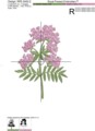 Валерьяна Дизайн машинной вышивки - 2 размера