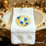 Васильки барокко круг - 5 размеров