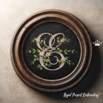 Весь Алфавит Монограммы с розами