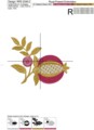 Якобинские Гранаты Дизайны для машинной вышивки - 5 размеров