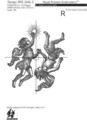 Знак Зодиака Близнецы Дизайн машинной вышивки - 7 размеров