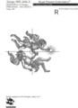 Знак Зодиака Близнецы Дизайн машинной вышивки - 7 размеров