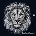 Лев Портрет - 6 размеров