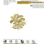 Барочный Дубовый Лист и Желудь - 3 размера