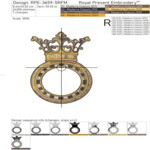 Большое Новогодние кольцо с короной набор - 4 размера