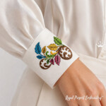 Цветные листья и завитки - 5 размеров