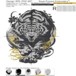 Черно-белый Тигр Мега - 3 размера